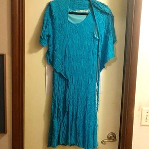 Turquoise Blue party dress